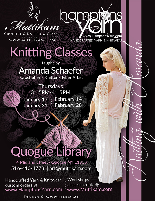 Knitting Classes with Amanda Schaefer