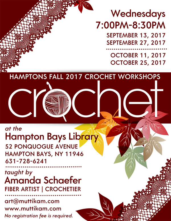 Crochet Classes - Crochet Designs with Amanda Schaefer